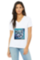 Katerina Bielikova artwork Evanescence Women's V-Neck Short Sleeve T-Shirt